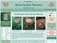 Tablet Screenshot of herbgardenmarkers.com